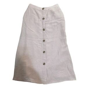 American Eagle XXS Lilac Lavender Boho Cottagecore Button Midi Skirt